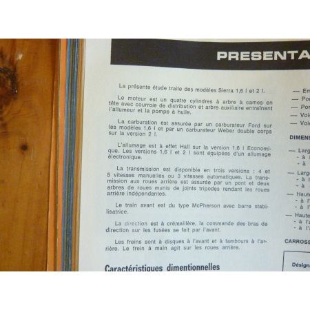 Sierra Revue Technique FORD