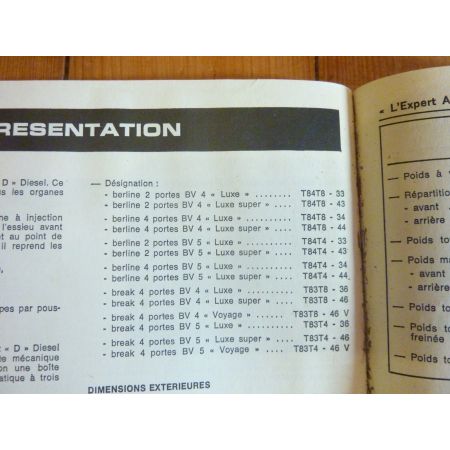 Kadett D Revue Technique OPEL