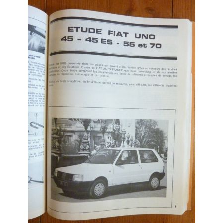 Uno Revue Technique FIAT