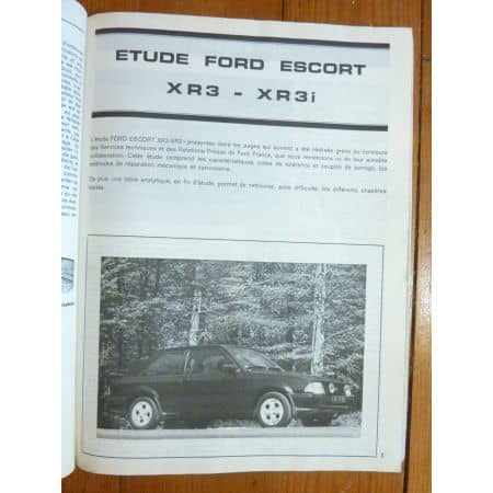 XR3i Revue Technique FORD