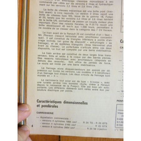 R25 Ess Revue Technique RENAULT