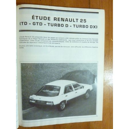 R25 diesel Revue Technique RENAULT