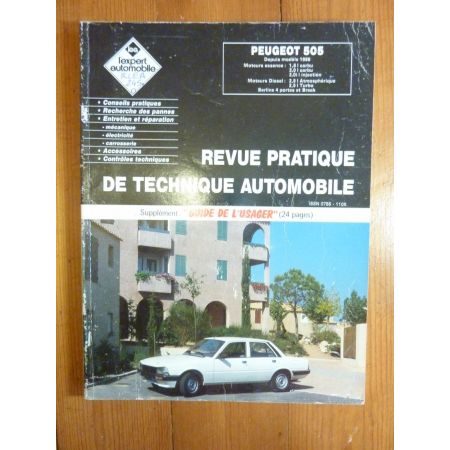 505 86- Revue Technique Peugeot