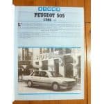 505 86- Revue Technique Peugeot