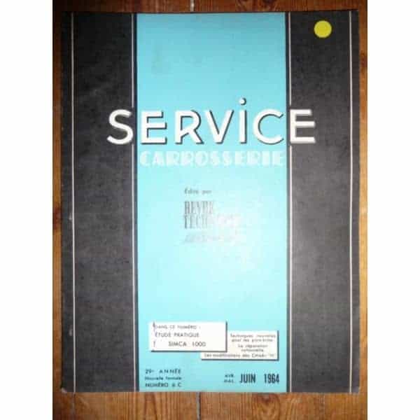 S 1000 Revue Technique Carrosserie Talbot Simca