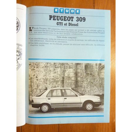 309 GTI Revue Technique Peugeot