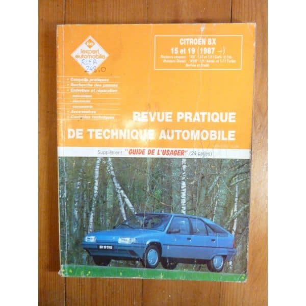 BX15 BX19 87- Revue Technique CITROEN