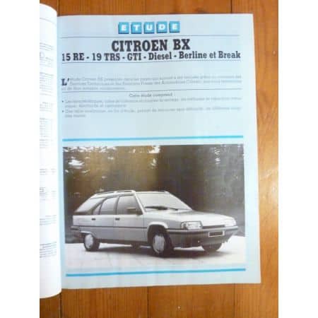 BX15 BX19 87- Revue Technique CITROEN