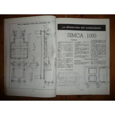 S 1000 Revue Technique Carrosserie Talbot Simca