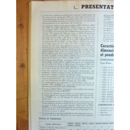 Uno-89 Revue Technique FIAT