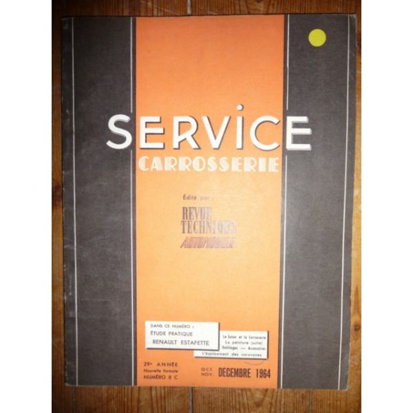 Estafette Revue Technique Carrosserie Renault