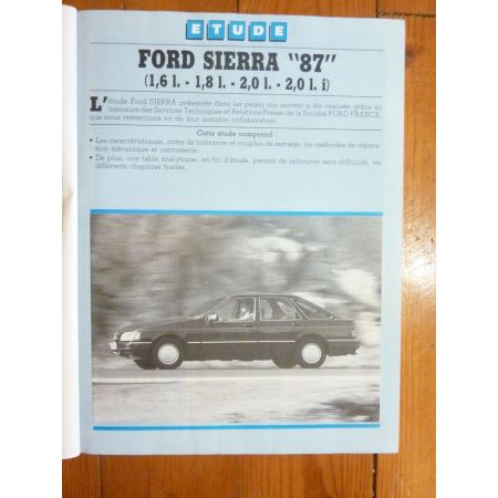 Sierra 87 Revue Technique FORD