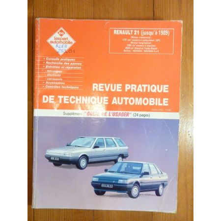 R21 -89 Revue Technique RENAULT