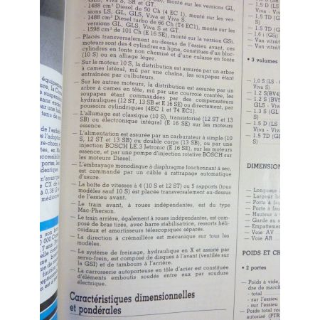 Corsa A Revue Technique OPEL