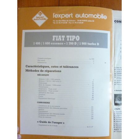 Tipo 93-  Revue Technique FIAT