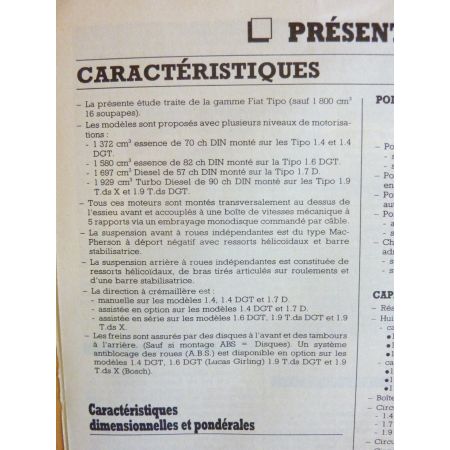 Tipo 93-  Revue Technique FIAT