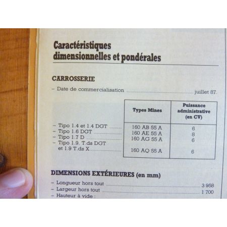 Tipo 93-  Revue Technique FIAT