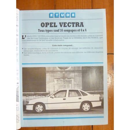 Vectra Revue Technique OPEL