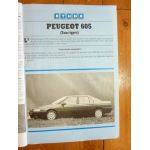 605 89-99 Revue Technique Peugeot
