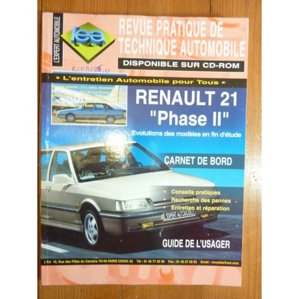 R21 Ph II Revue Technique RENAULT