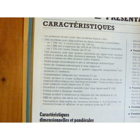 Sierra 90 Revue Technique FORD