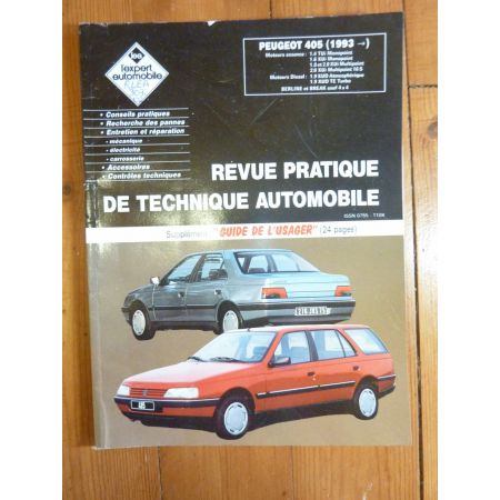 405 93- Revue Technique Peugeot
