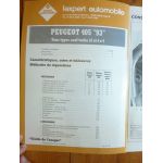 405 93- Revue Technique Peugeot