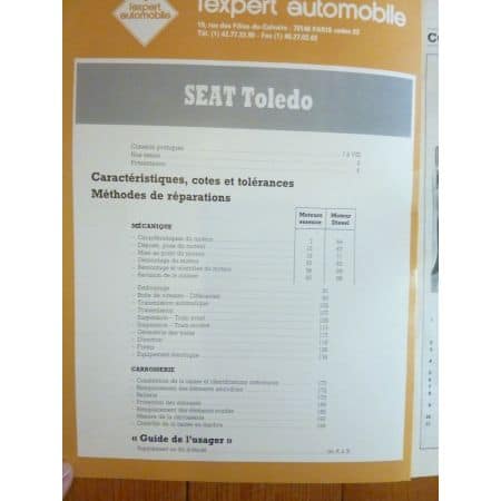 Toledo Revue Technique SEAT
