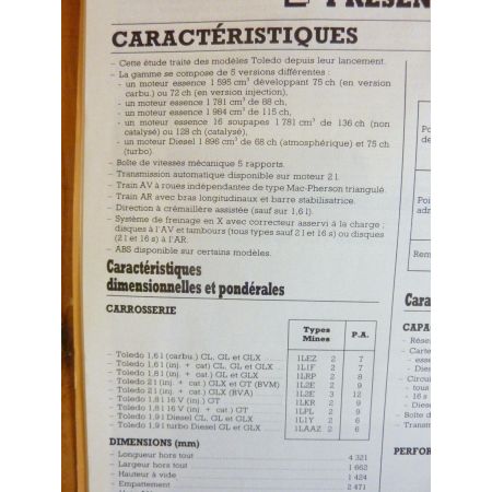 Toledo Revue Technique SEAT