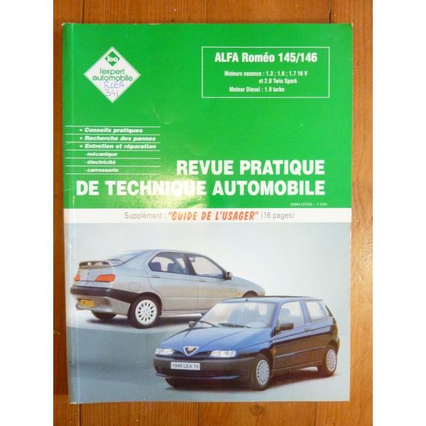 145-146 Revue Technique Alfa-romeo