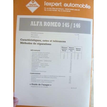 145-146 Revue Technique Alfa-romeo