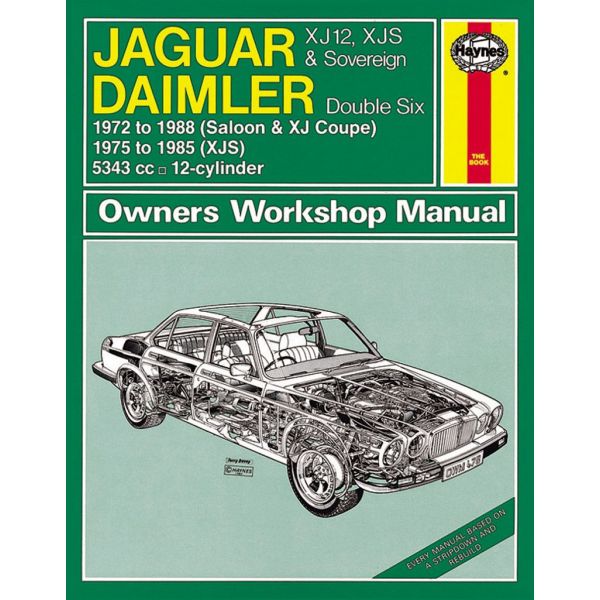 Xj12 XJS 72-88 Revue technique Haynes JAGUAR Anglais