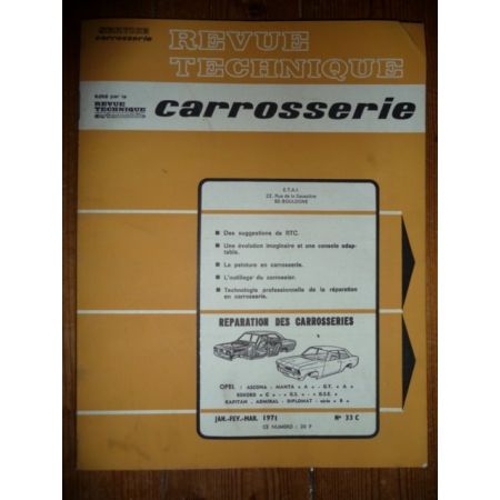 OPEL gamme Revue Technique Carrosserie Opel
