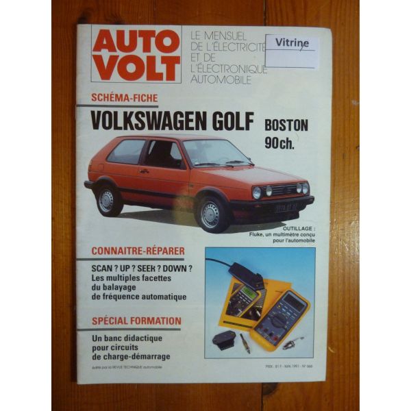 Golf Boston Revue Technique Electronic Auto Volt Volkswagen
