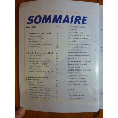 307 Ph. 1 Diesel Revue Connaitre entretenir Peugeot