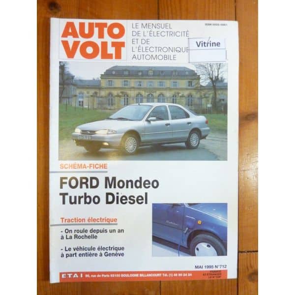 Mondéo TD Revue Technique Electronic Auto Volt Ford