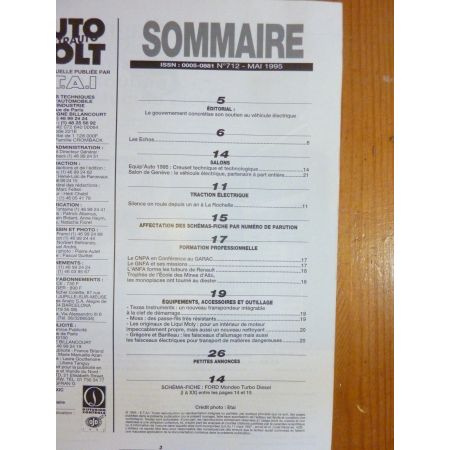 Mondéo TD Revue Technique Electronic Auto Volt Ford