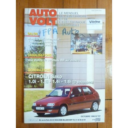Saxo Ess Revue Technique Electronic Auto Volt Citroen