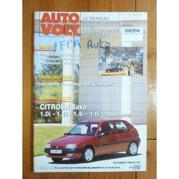Saxo Ess Revue Technique Electronic Auto Volt Citroen
