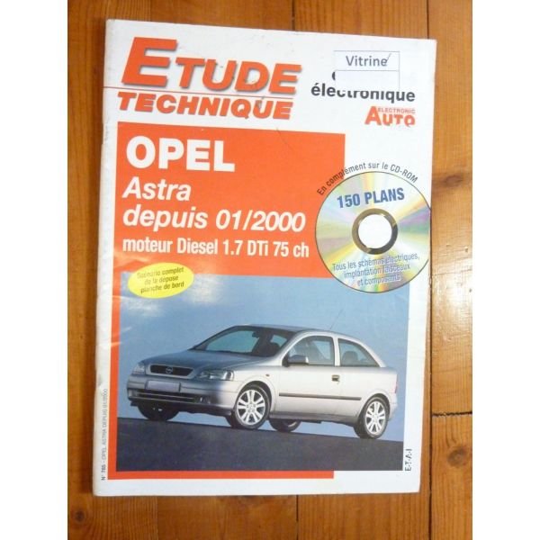 Astra 1.7DTi 00- Revue Technique Electronic Auto Volt Opel