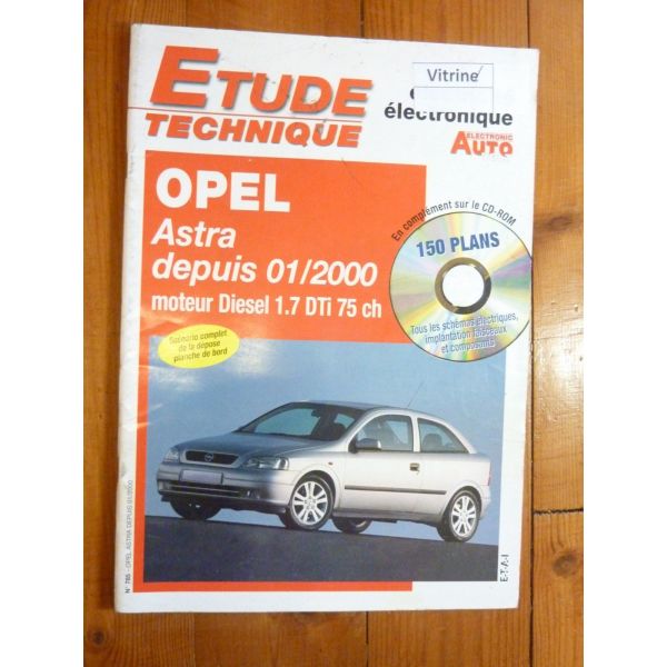 Astra 1.7DTi 00- Revue Technique Electronic Auto Volt Opel
