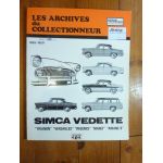 Vedette 55-59 Revue Technique Les Archives Du Collectionneur Simca