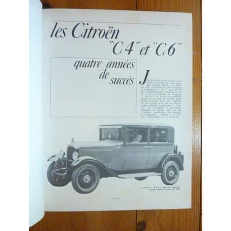 C4 C6 ROSALIE Revue Technique Les Archives Du Collectionneur Citroen