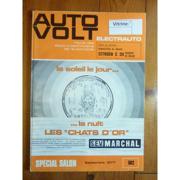 C35 Revue Technique Electronic Auto Volt Citroen