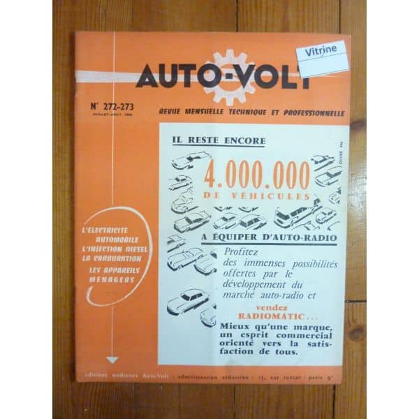 GBO 1524V Revue Technique Electronic Auto Volt Berliet