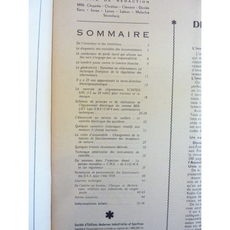 GBO 1524V Revue Technique Electronic Auto Volt Berliet