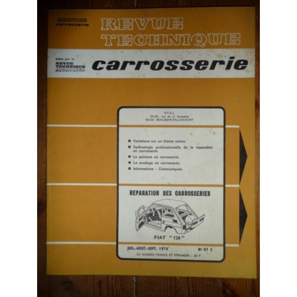 126 Revue Technique Carrosserie Fiat