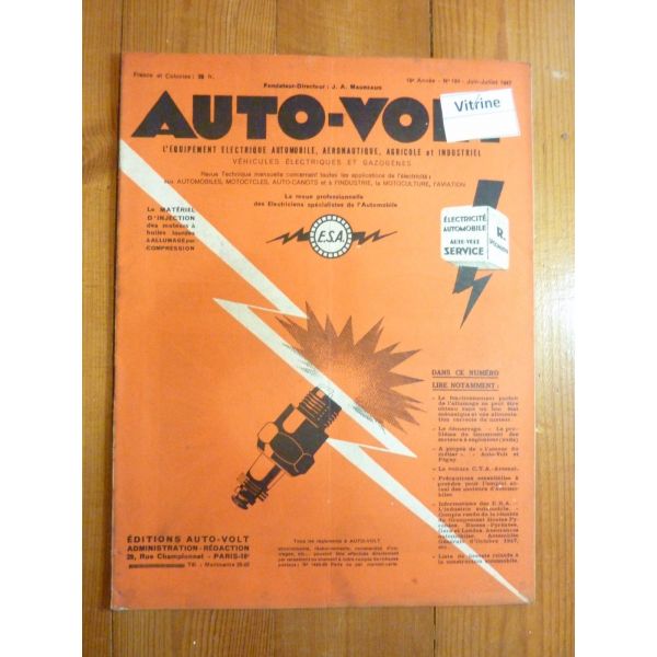Magazine 0184  Revue electronic Auto Volt