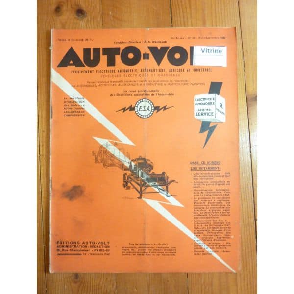 Magazine 0185  Revue electronic Auto Volt