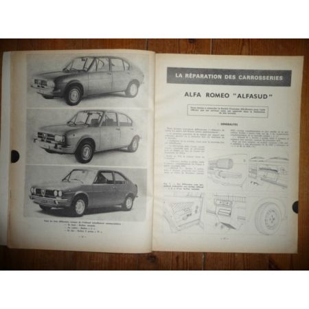 Alfasud Revue Technique Carrosserie Alfa Romeo